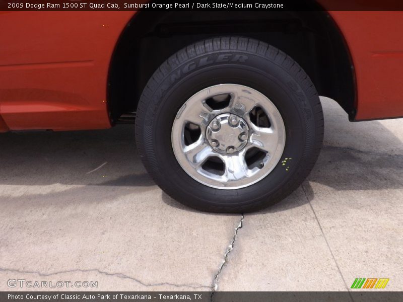 Sunburst Orange Pearl / Dark Slate/Medium Graystone 2009 Dodge Ram 1500 ST Quad Cab