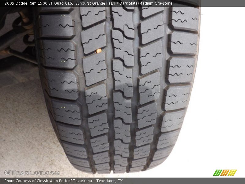 Sunburst Orange Pearl / Dark Slate/Medium Graystone 2009 Dodge Ram 1500 ST Quad Cab