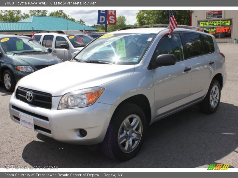 Classic Silver Metallic / Ash 2008 Toyota RAV4 4WD