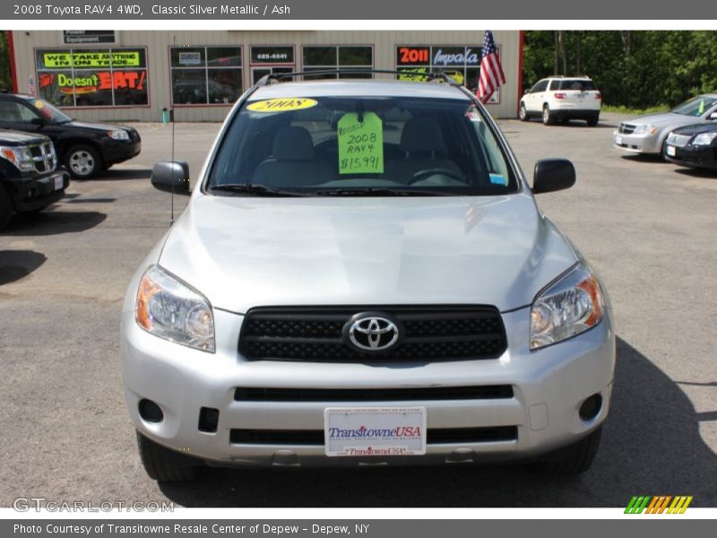 Classic Silver Metallic / Ash 2008 Toyota RAV4 4WD