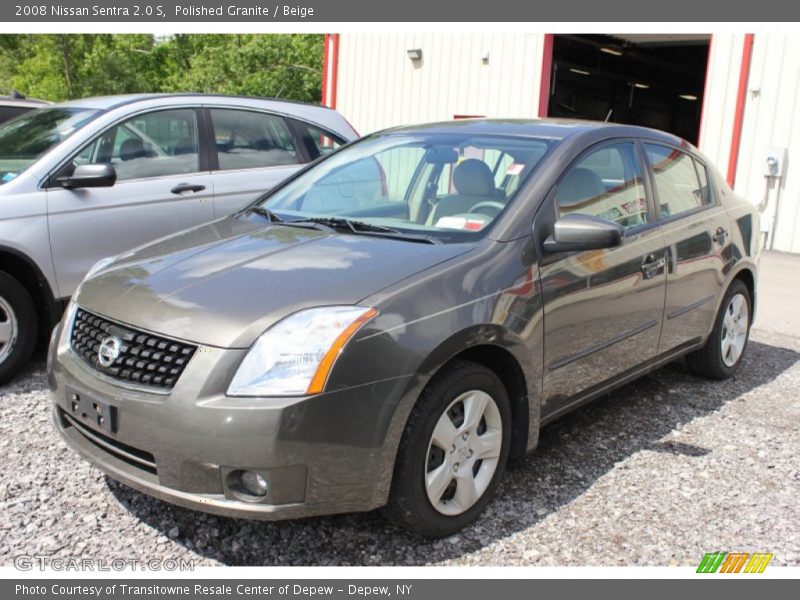 Polished Granite / Beige 2008 Nissan Sentra 2.0 S