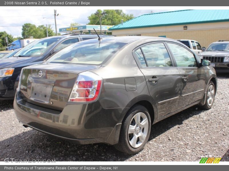Polished Granite / Beige 2008 Nissan Sentra 2.0 S