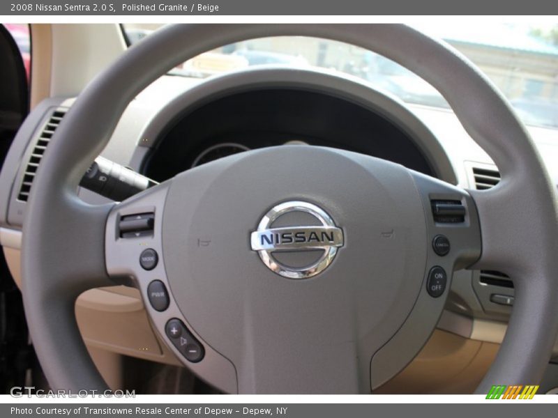 Polished Granite / Beige 2008 Nissan Sentra 2.0 S