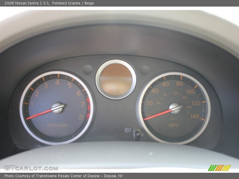 Polished Granite / Beige 2008 Nissan Sentra 2.0 S