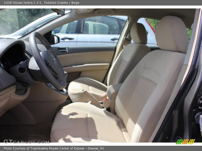 Polished Granite / Beige 2008 Nissan Sentra 2.0 S