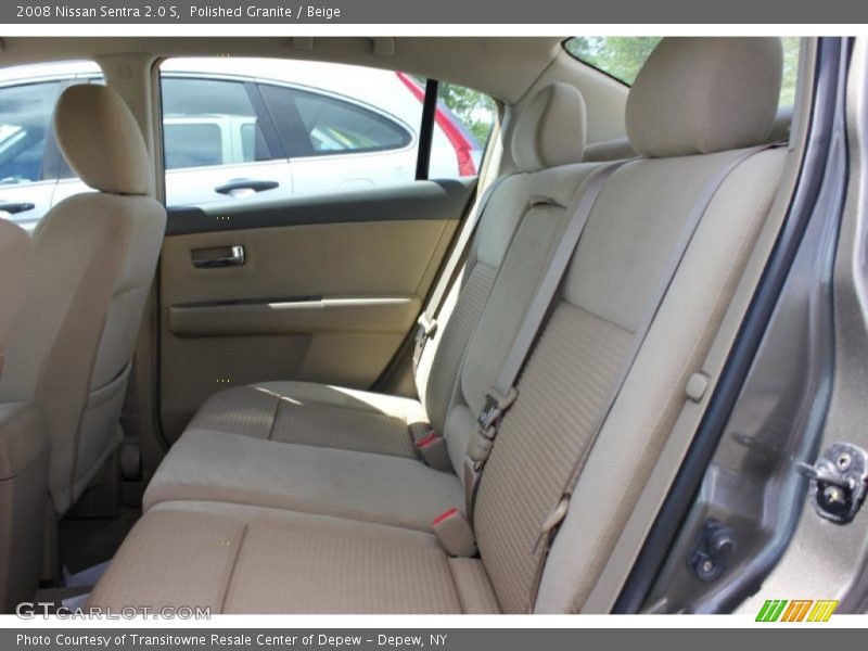 Polished Granite / Beige 2008 Nissan Sentra 2.0 S