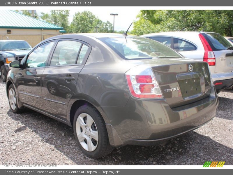 Polished Granite / Beige 2008 Nissan Sentra 2.0 S