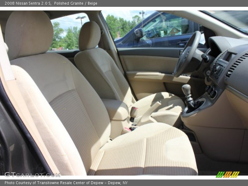 Polished Granite / Beige 2008 Nissan Sentra 2.0 S