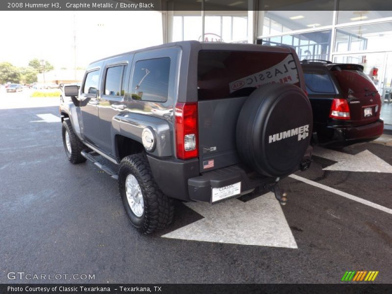 Graphite Metallic / Ebony Black 2008 Hummer H3