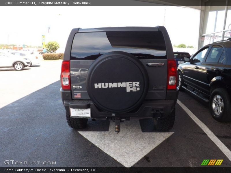 Graphite Metallic / Ebony Black 2008 Hummer H3