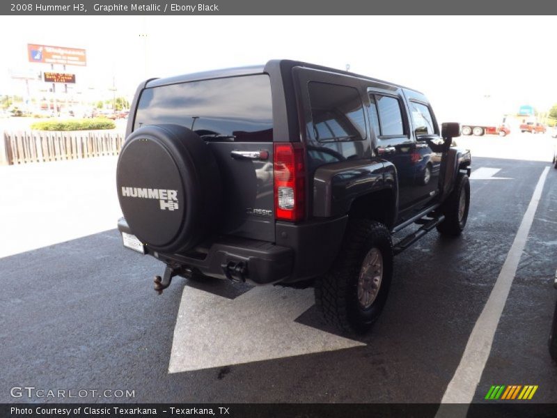 Graphite Metallic / Ebony Black 2008 Hummer H3