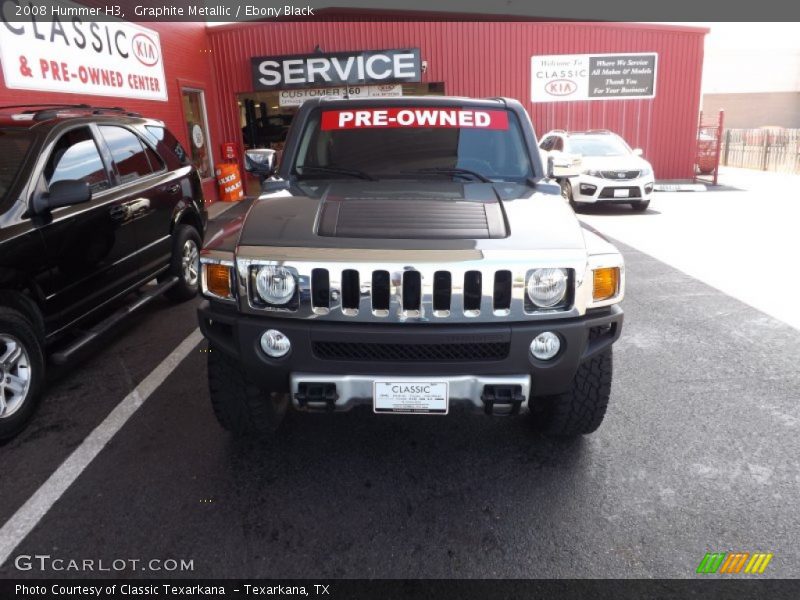 Graphite Metallic / Ebony Black 2008 Hummer H3
