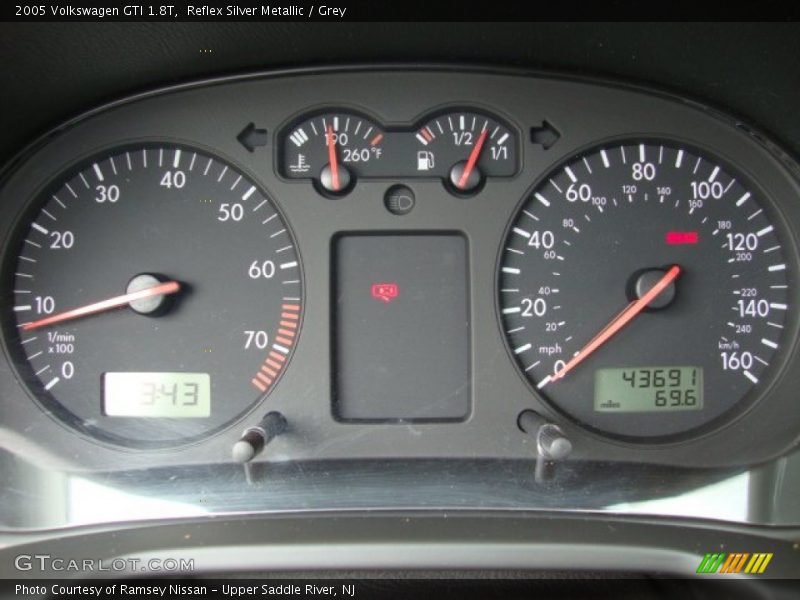 Reflex Silver Metallic / Grey 2005 Volkswagen GTI 1.8T