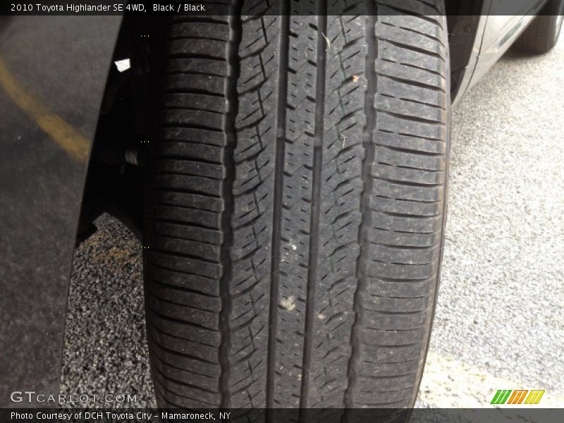 Black / Black 2010 Toyota Highlander SE 4WD