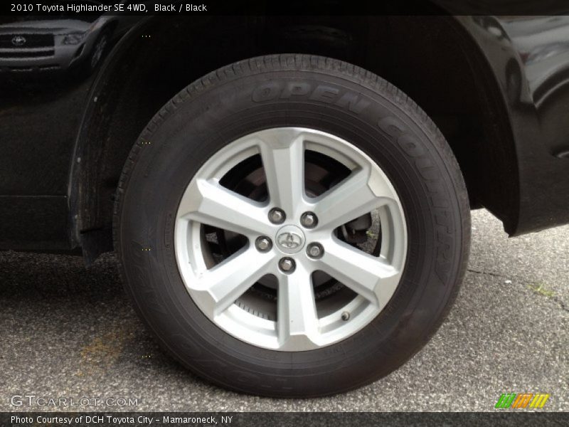 Black / Black 2010 Toyota Highlander SE 4WD