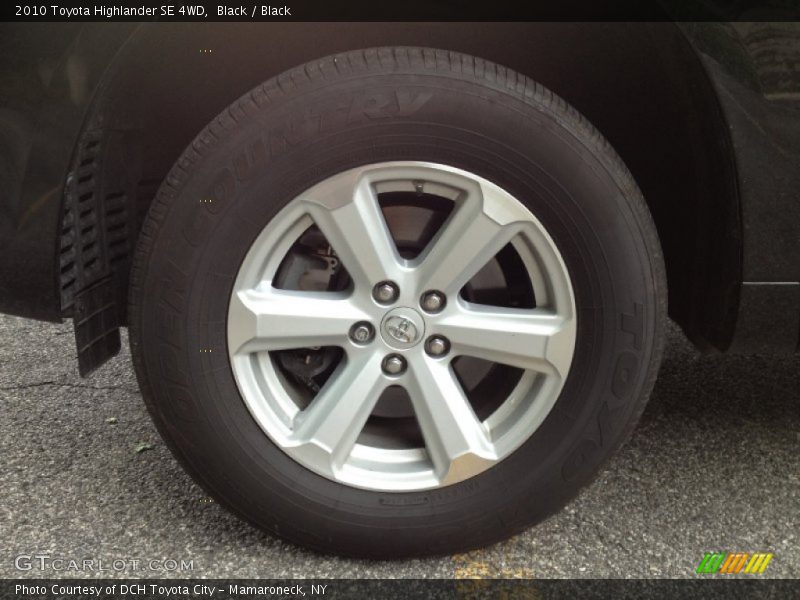 Black / Black 2010 Toyota Highlander SE 4WD