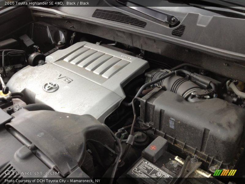 Black / Black 2010 Toyota Highlander SE 4WD