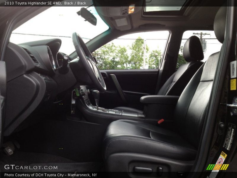 Black / Black 2010 Toyota Highlander SE 4WD