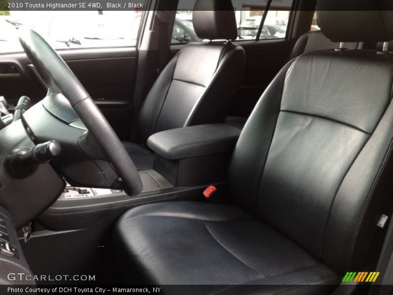 Black / Black 2010 Toyota Highlander SE 4WD