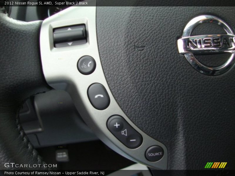 Super Black / Black 2012 Nissan Rogue SL AWD