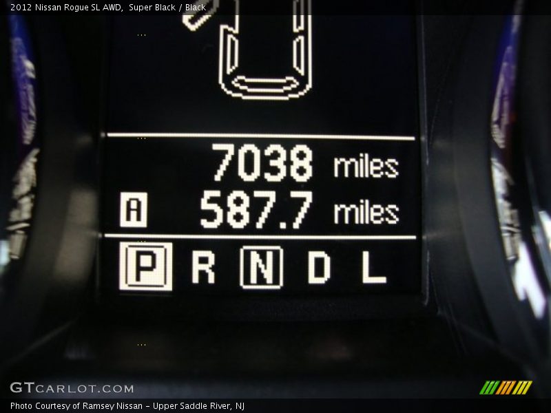 Super Black / Black 2012 Nissan Rogue SL AWD
