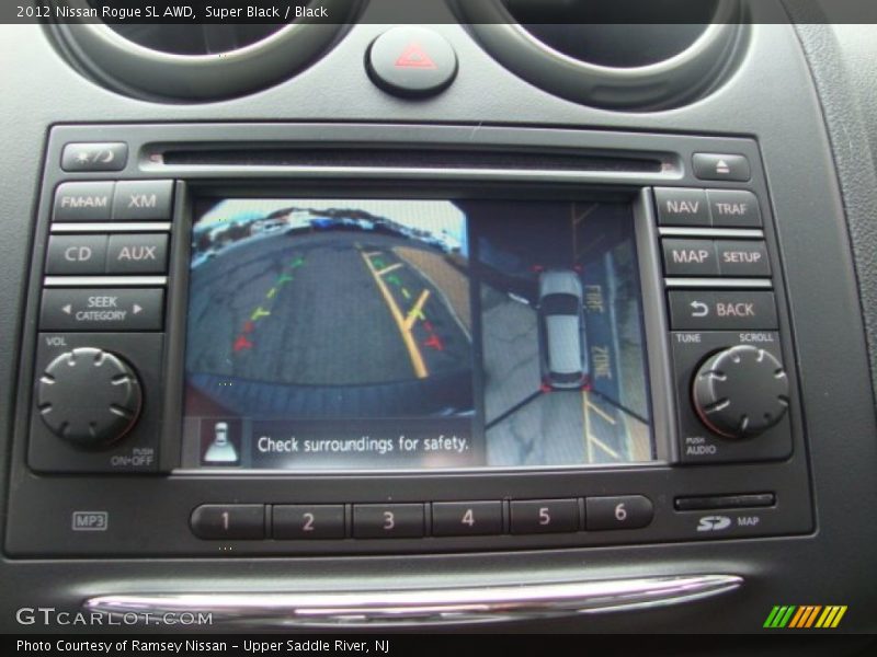 Super Black / Black 2012 Nissan Rogue SL AWD