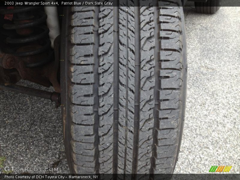 Patriot Blue / Dark Slate Gray 2003 Jeep Wrangler Sport 4x4