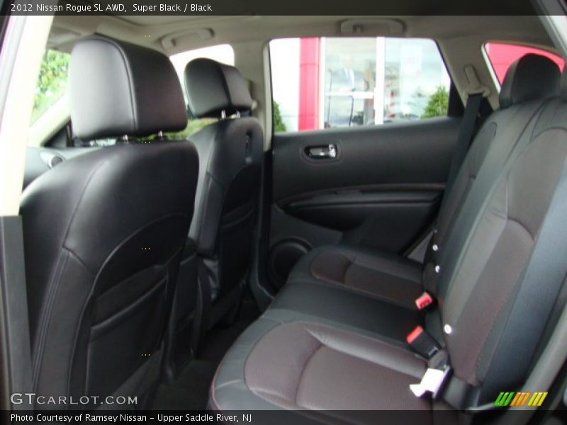 Super Black / Black 2012 Nissan Rogue SL AWD