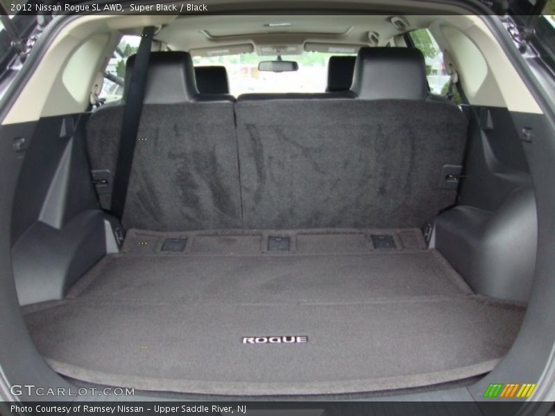 Super Black / Black 2012 Nissan Rogue SL AWD