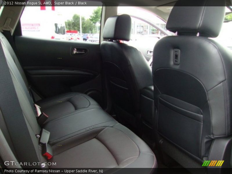 Super Black / Black 2012 Nissan Rogue SL AWD