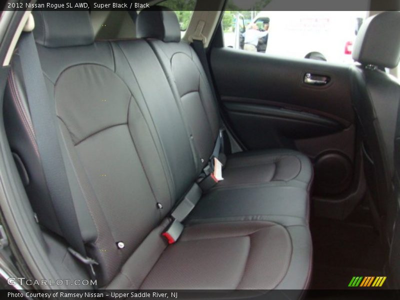 Super Black / Black 2012 Nissan Rogue SL AWD