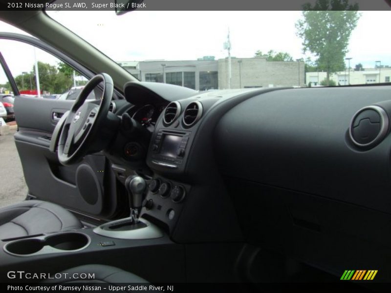 Super Black / Black 2012 Nissan Rogue SL AWD