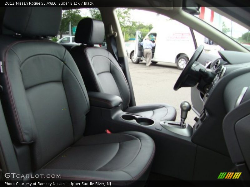 Super Black / Black 2012 Nissan Rogue SL AWD