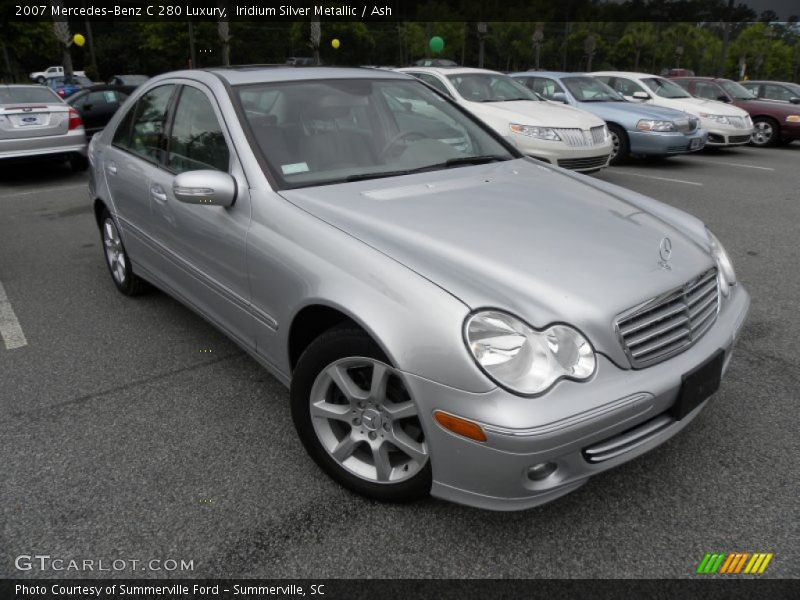 Iridium Silver Metallic / Ash 2007 Mercedes-Benz C 280 Luxury