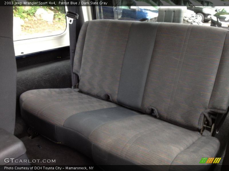 Patriot Blue / Dark Slate Gray 2003 Jeep Wrangler Sport 4x4