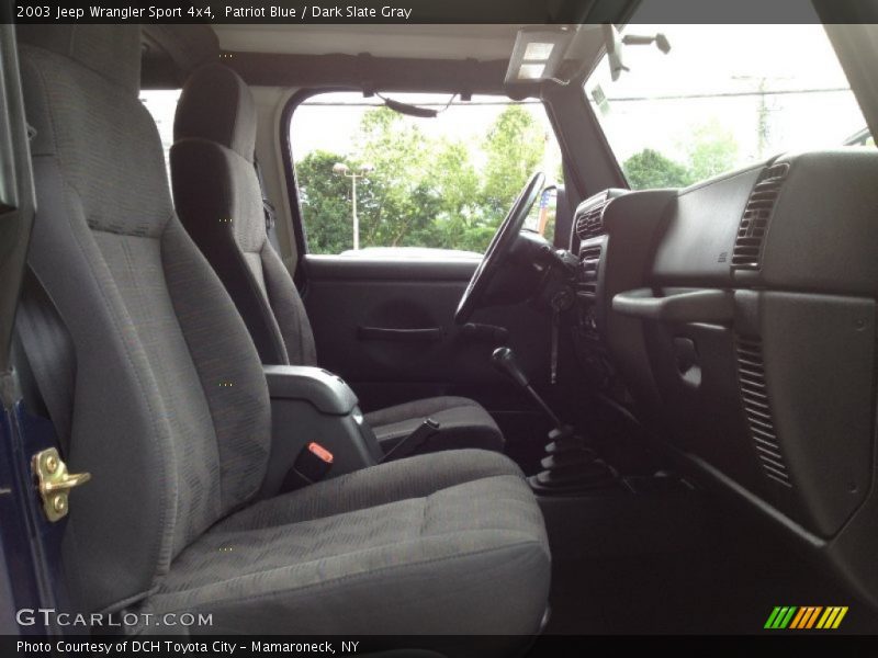 Patriot Blue / Dark Slate Gray 2003 Jeep Wrangler Sport 4x4