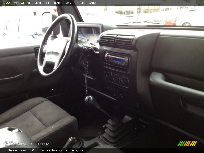 Patriot Blue / Dark Slate Gray 2003 Jeep Wrangler Sport 4x4