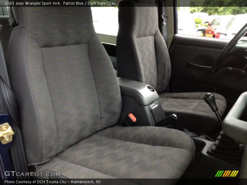 Patriot Blue / Dark Slate Gray 2003 Jeep Wrangler Sport 4x4