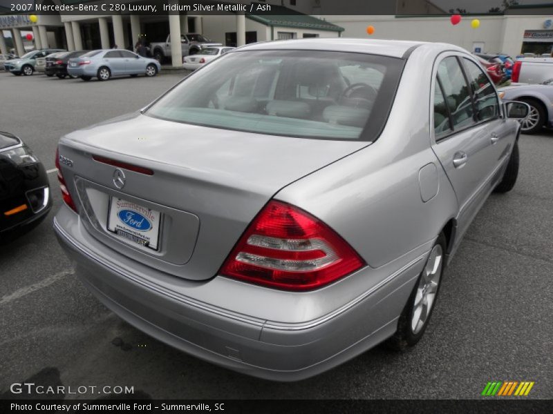 Iridium Silver Metallic / Ash 2007 Mercedes-Benz C 280 Luxury