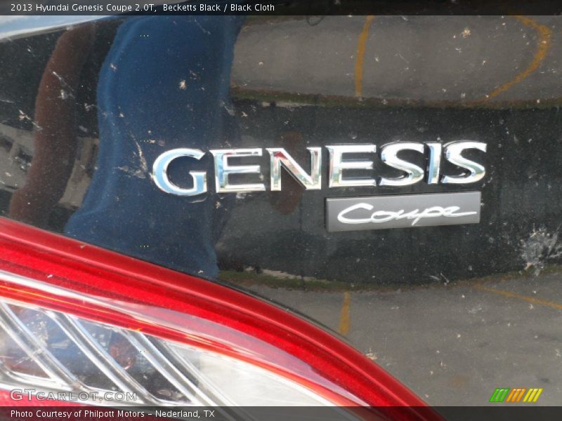 Becketts Black / Black Cloth 2013 Hyundai Genesis Coupe 2.0T