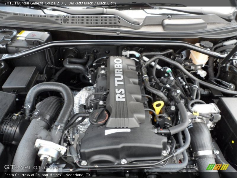  2013 Genesis Coupe 2.0T Engine - 2.0 Liter Twin-Scroll Turbocharged DOHC 16-Valve Dual-CVVT 4 Cylinder