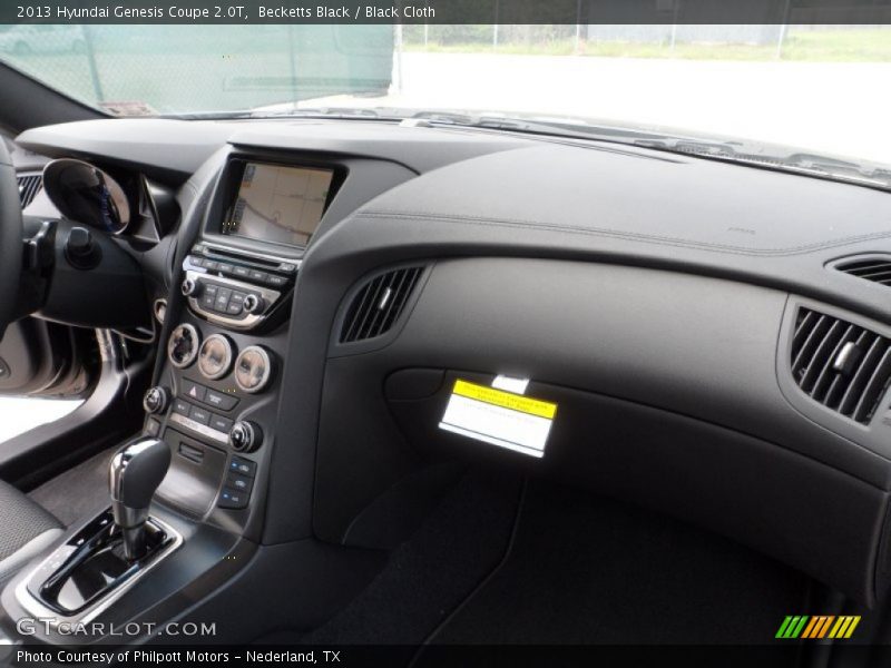 Becketts Black / Black Cloth 2013 Hyundai Genesis Coupe 2.0T