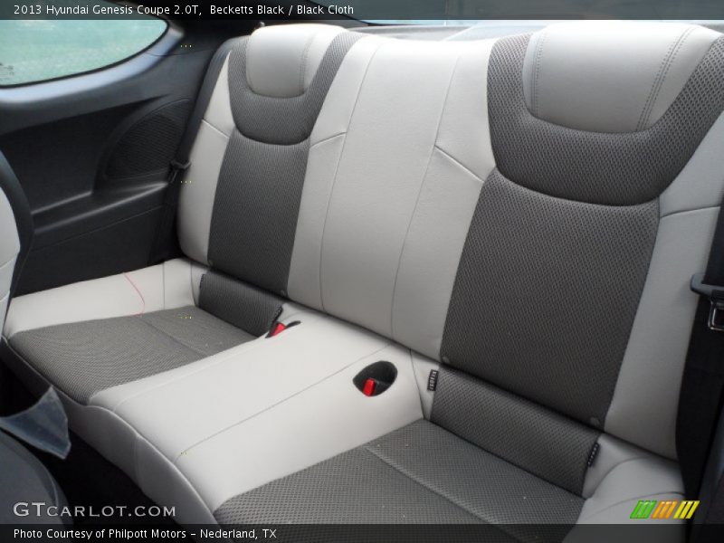  2013 Genesis Coupe 2.0T Black Cloth Interior