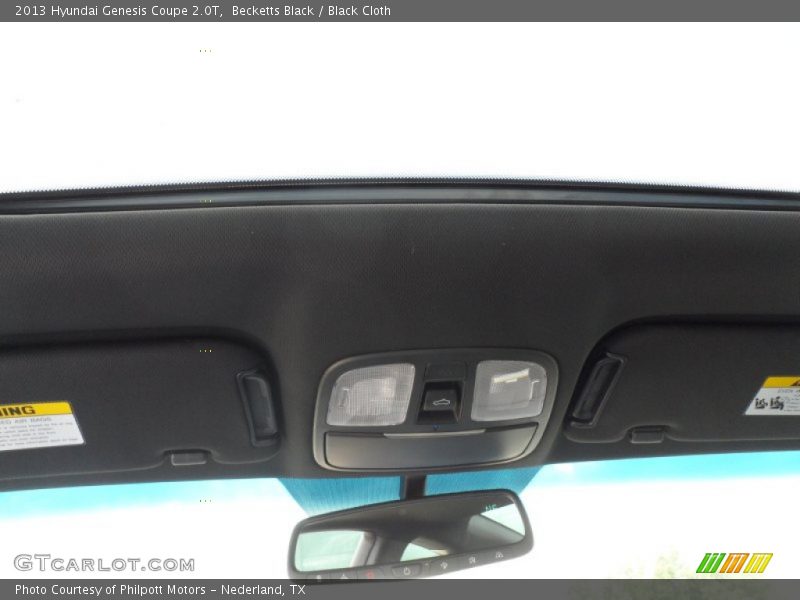 Becketts Black / Black Cloth 2013 Hyundai Genesis Coupe 2.0T