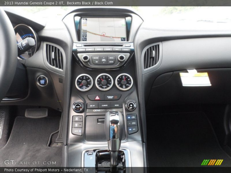 Controls of 2013 Genesis Coupe 2.0T