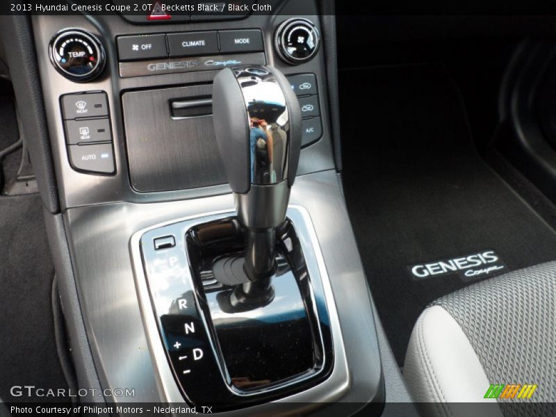  2013 Genesis Coupe 2.0T 8 Speed SHIFTRONIC Automatic Shifter
