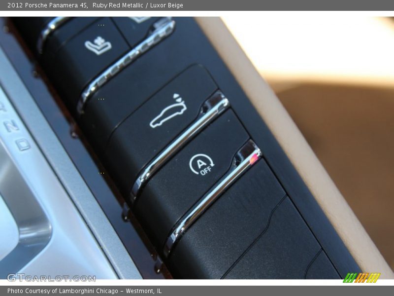 Controls of 2012 Panamera 4S