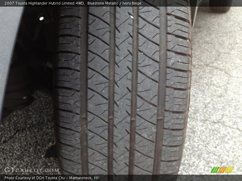 Bluestone Metallic / Ivory Beige 2007 Toyota Highlander Hybrid Limited 4WD