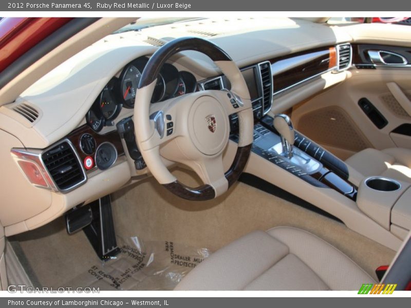  2012 Panamera 4S Luxor Beige Interior