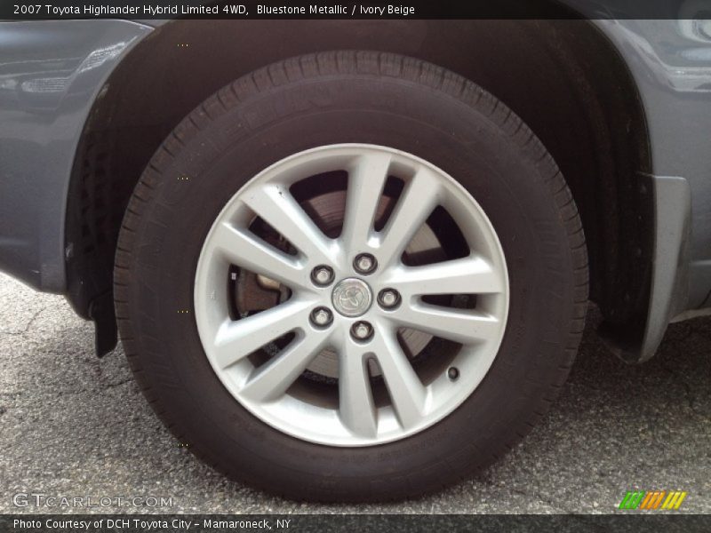 Bluestone Metallic / Ivory Beige 2007 Toyota Highlander Hybrid Limited 4WD